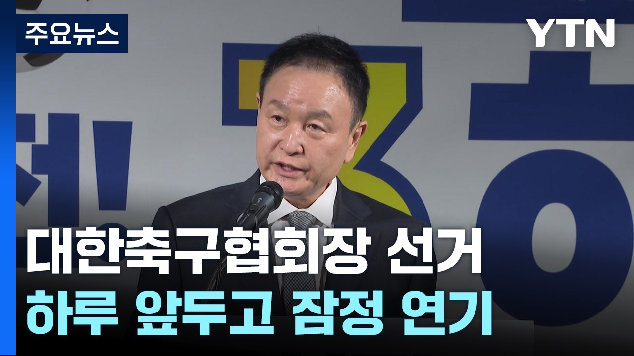 축구협회장 선거 하루 앞두고 중단...허정무 가처분 '인용' / YTN