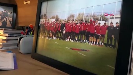 DMD hastası Doruk Efe'nin Samsunspor aşkı engel tanımıyor