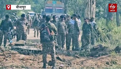 बीजापुर IED ब्लास्ट: ग्राउंड जीरो पर पहुंचे छत्तीसगढ़ DGP और CRPF के डीजी