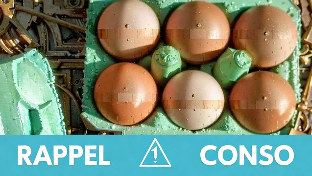 Attention : Rappel de boîtes de six oeufs potentiellement contaminés