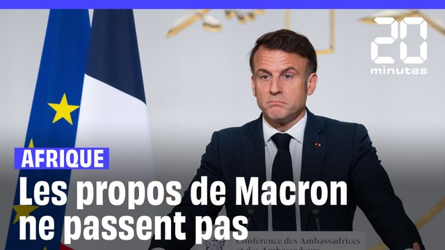 Vives réactions après les propos d'Emmanuel Macron sur l'Afrique