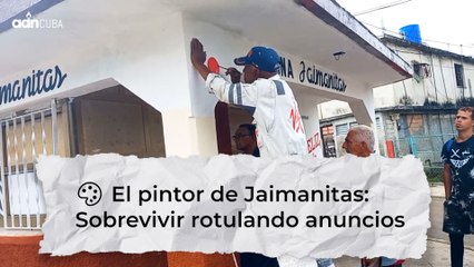 El pintor de Jaimanitas: Sobrevivir rotulando anuncios