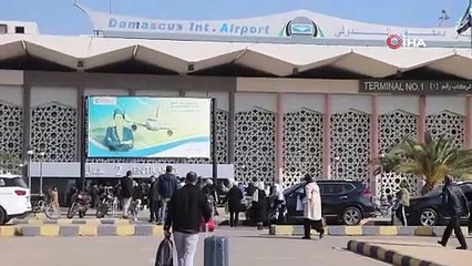 Suriye'de tarihi gün... Şam Uluslararası Havalimanı uçuşlara açıldı