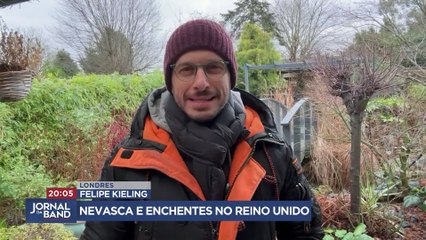Reino Unido enfrenta nevasca e enchentes