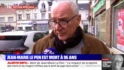 "C'est un grand monsieur qui vient de partir": les habitants de Hénin-Beaumont (Pas-de-Calais) réagissent à la mort de Jean-Marie Le Pen