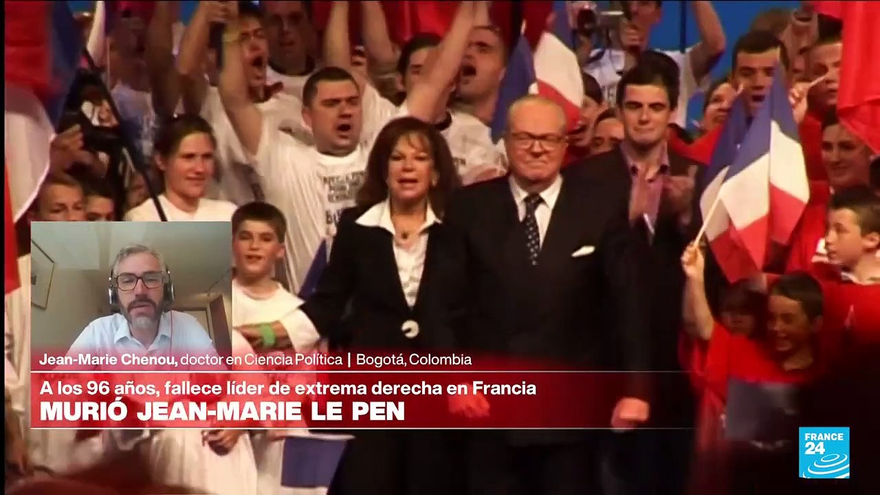 Jean-Marie Chenou: "Jean-Marie Le Pen marcó el paisaje político francés"
