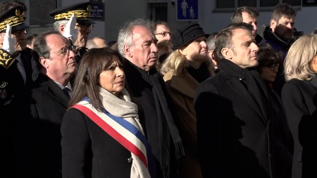 Cérémonie pour les 10 ans des attentats de Charlie Hebdo et de l'Hyper Cacher