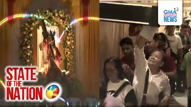 Mga deboto ng Poong Hesus Nazareno,matiyagang pumila sa pagpupugay o pahalik | SONA