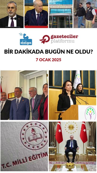 Bir dakikada bugün ne oldu?