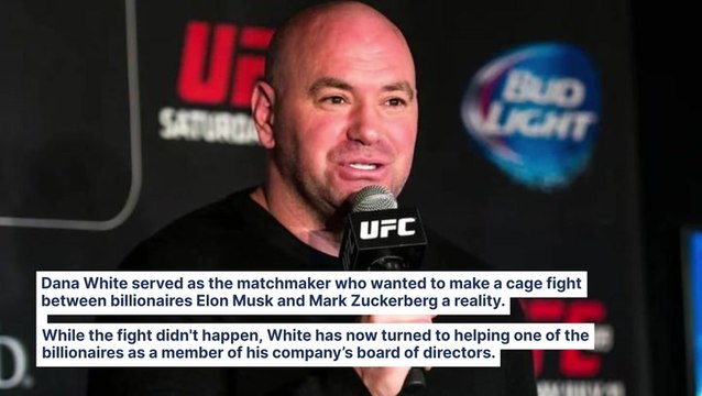 Dana White Wanted Elon Musk, Mark Zuckerberg In Cage Fight, Now He's On Meta's Board Of Directors