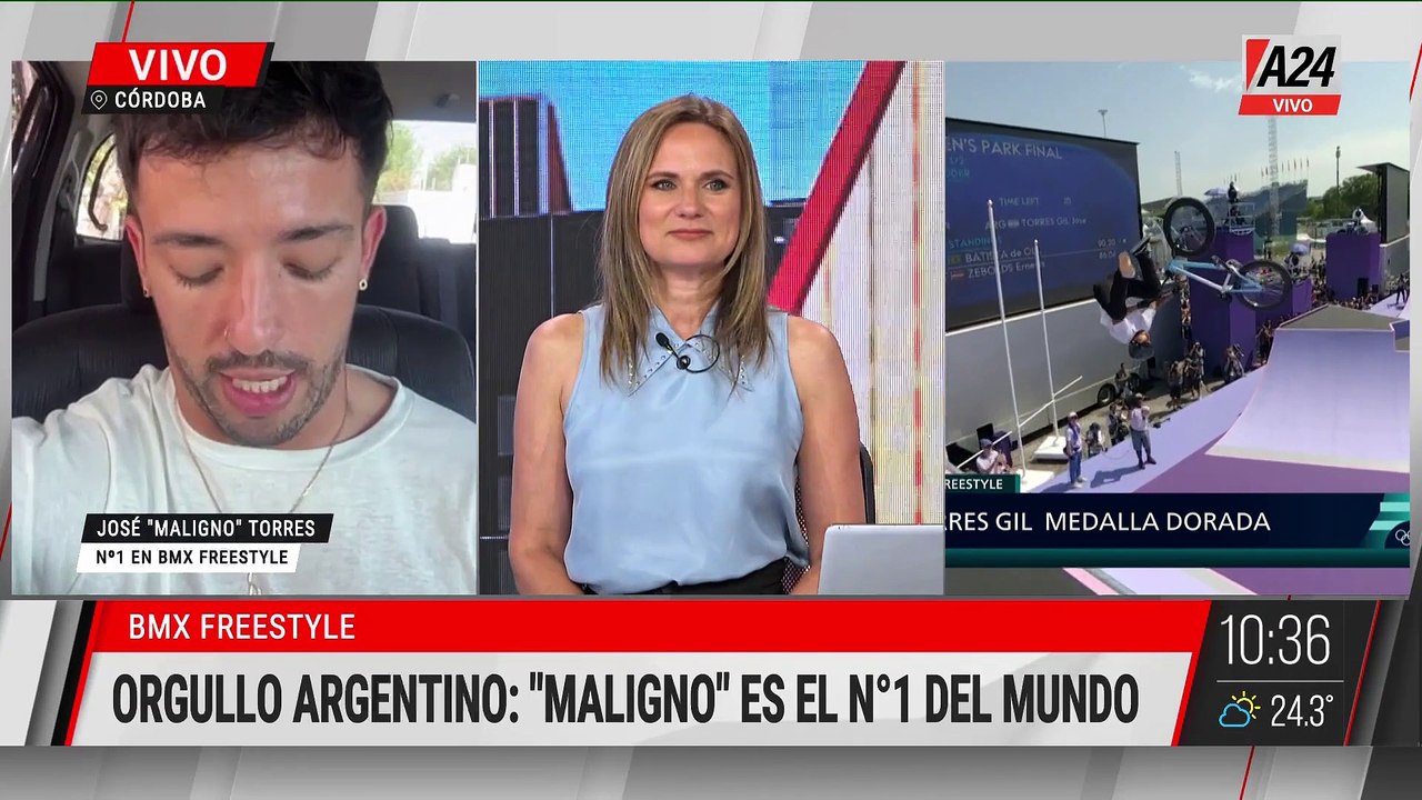 🚴‍♀️ "MALIGNO" TORRES, N°1 DEL MUNDO EN BMX FREESTYLE: "ESTOY SUPER FELIZ, FUE ALGO INESPERADO"