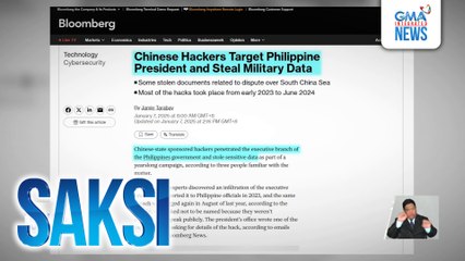 Mahalagang military documents, nakuha umano matapos ma-hack ang website ng Office of the President, ayon sa ulat ng Bloomberg | Saksi