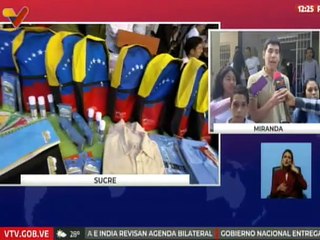 Niños y jóvenes mirandinos retornan a las aulas para iniciar el segundo momento escolar