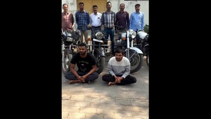 સુરત ક્રાઇમ બ્રાંચે મોટર સાયકલ ચોરી કરનાર બે રીઢા આરોપીઓને ઝડપી પાડ્યા,ત્રણ બુલેટ અને બે બાઈક કબજે લીધા