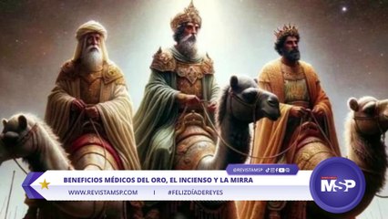 Beneficios médicos del oro, el incienso y la mirra