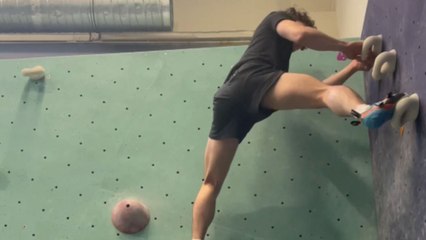 First-time rock climber takes a tumble in this comical clip