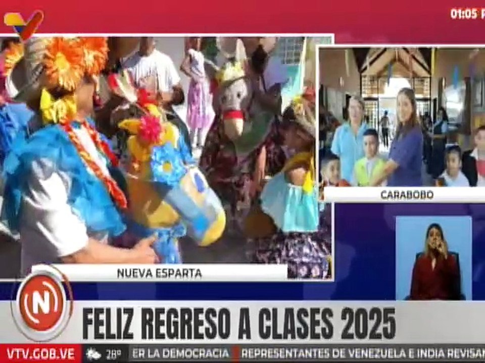 Carabobo | Estudiantes retornan a las instituciones académicas en paz y con mucha alegría