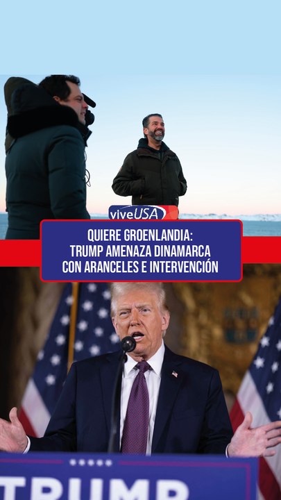 Trump no descarta uso de fuerza militar para controlar Canal de Panamá y Groenlandia
