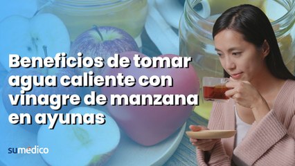 ¿Sabías que un vaso de agua caliente con vinagre de manzana en ayunas puede transformar tus mañanas?