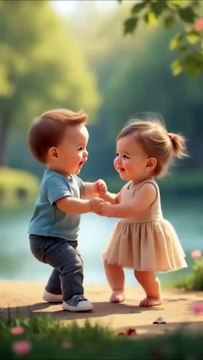 Adorable Toddlers Dancing in Nature | Heartwarming Moments