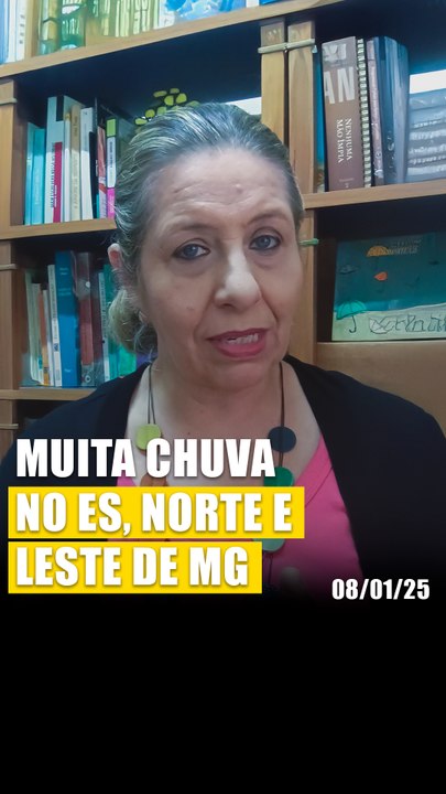 Muita chuva no ES, norte e leste de MG
