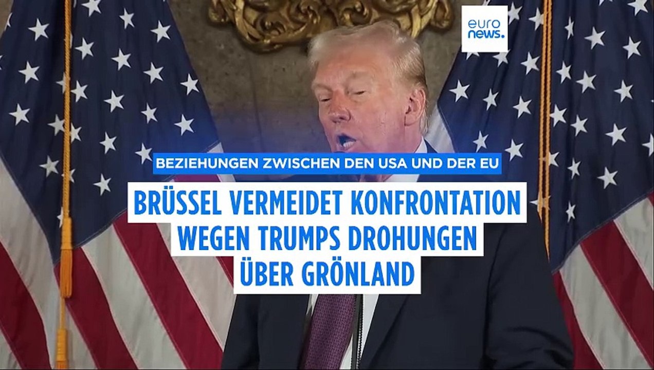 Abwarten und Tee trinken: Brüssel schweigt zu Trumps militärischen Drohungen gegen Grönland