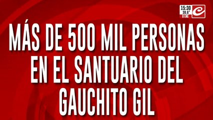 Más de 500 mil personas en el santuario del Gauchito Gil