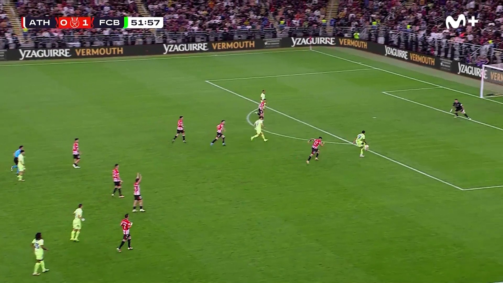 Gol de Lamine Yamal (0-2) en el Athletic 0-2 Barcelona