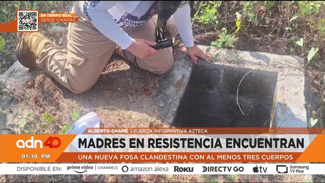 Colectivo de madres buscadoras hallan fosa clandestina con al menos tres cuerpos en Chiapas