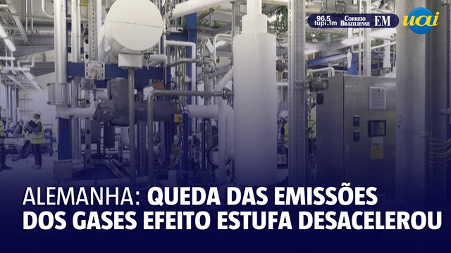 Queda das emissões de gases do efeito estufa da Alemanha desacelerou em 2024