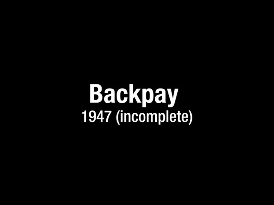 1947 - Backpay