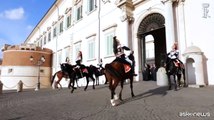 Solenne cambio della Guardia al Quirinale per la Festa del Tricolore