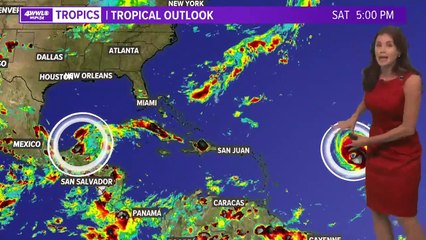 WWL 4 Weather - Hurricane Larry & Invest 91, Saturday Night Update with Alexandra Cranford