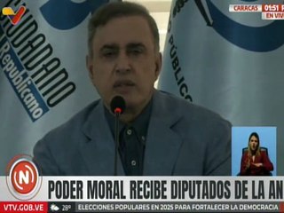 Fiscal Tarek William Saab: El poder moral se suma a la juramentación del Pdte. Nicolás Maduro