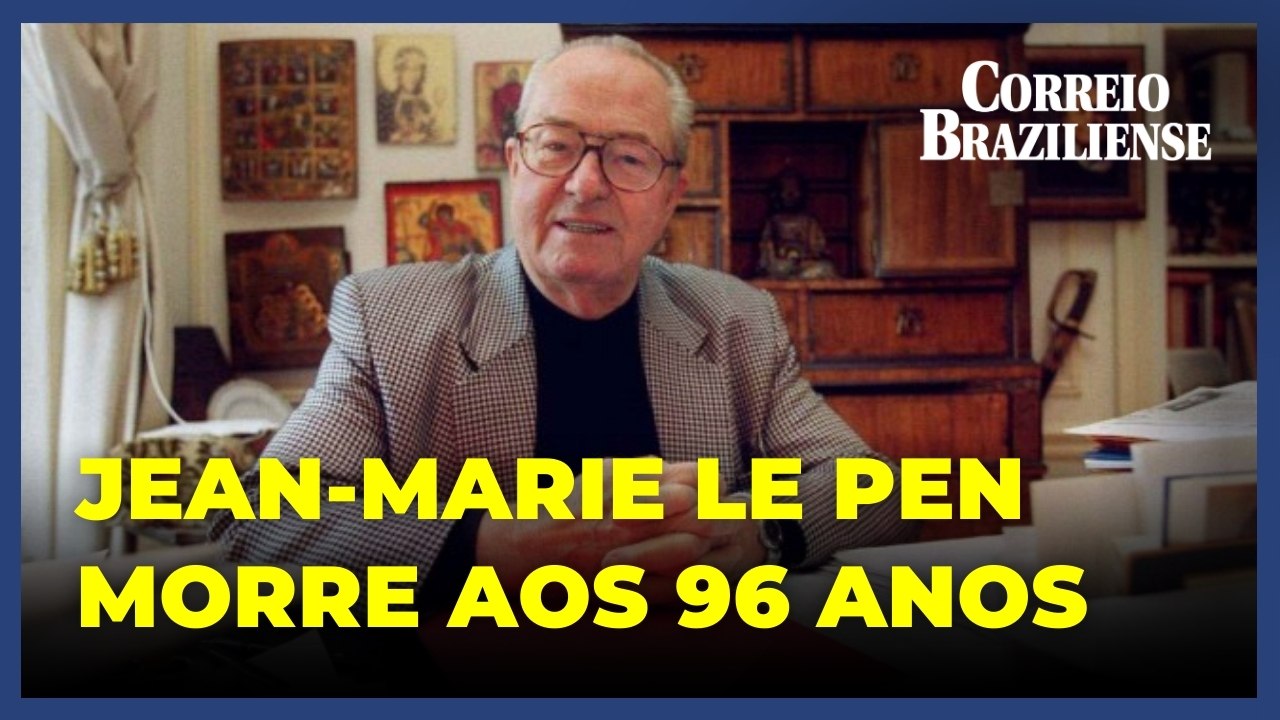 Jean-Marie Le Pen, líder da extrema direita na França, morre aos 96 anos