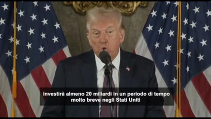 Trump: investimenti degli Emirati Arabi Uniti per 20 miliardi in Usa