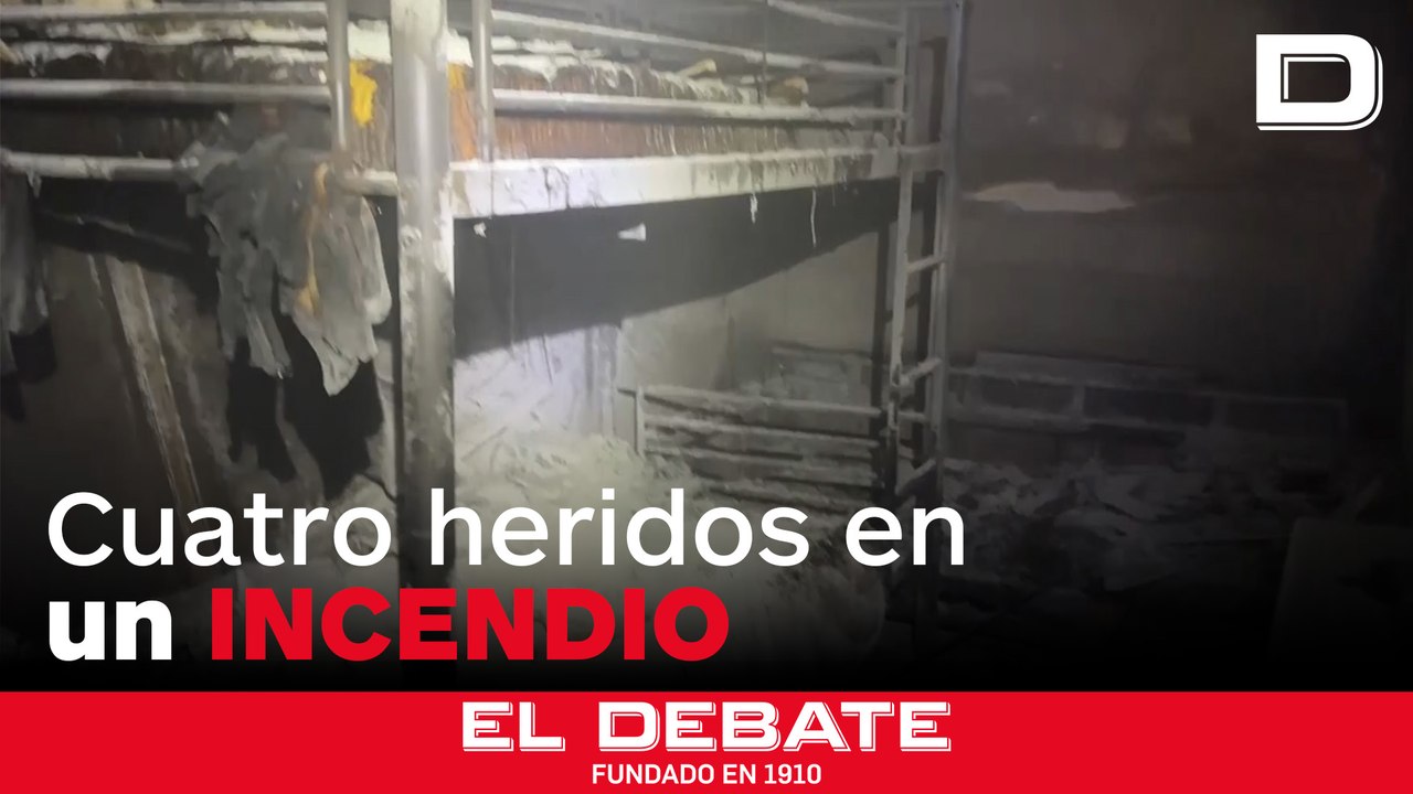 Los bomberos logran extinguir un incendio que ha dejado cuatro heridos en Fuenlabrada