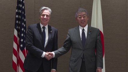 일 외무, 미 국무장관 만나  "US스틸 인수불허 유감" 전달 / YTN