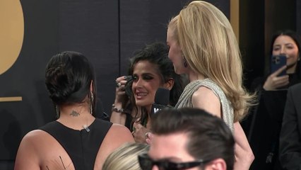 Hollywood's best in film and TV mingle at 'wonderful and stressful' Golden Globes