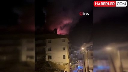 Kızılcahamam'da Pansiyonun Çatı Katında Yangın