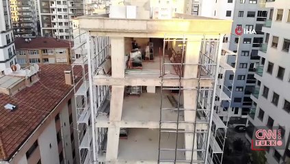 Yamuk kolonlu bina ezberleri bozdu