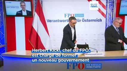 Autriche : le leader d'extrême-droite Herbert Kickl prêt à négocier avec les conservateurs