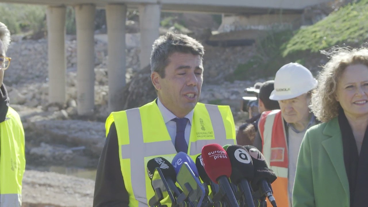 Mazón, sobre si visitará los pueblos afectados: "Lo importante es supervisar que todos avancen"