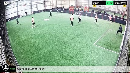 Faute de Omar M - Fc Sp