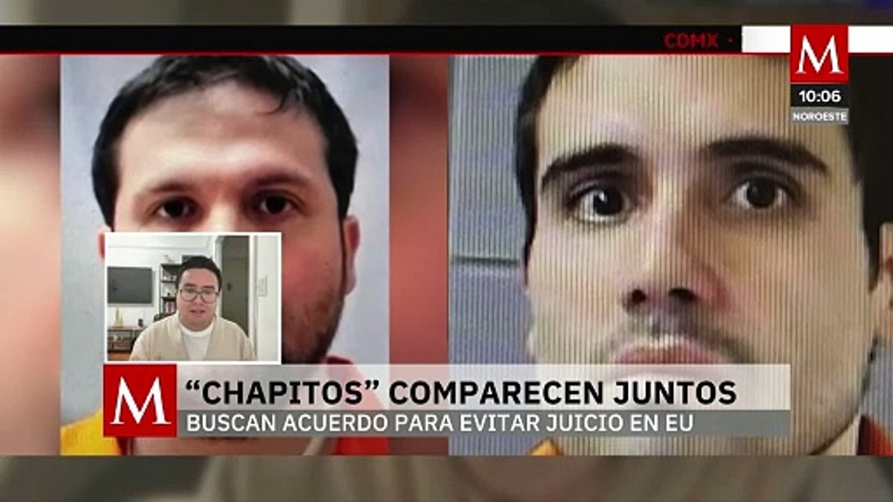 Por primera vez 'Los Chapitos' comparecen juntos en EU; negocian acuerdo