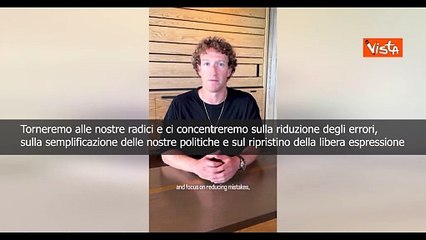 Zuckerberg: Elimineremo il fact-checking su Facebook e Instagram