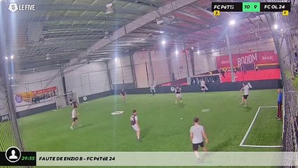 Faute de Enzio B - Fc Pétée 24