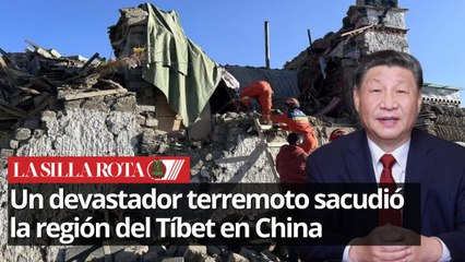Terremoto de 6.8 sacudió la región del Tíbet en China este martes