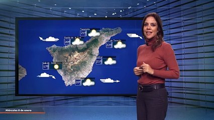 La previsión del tiempo en Canarias para el 8 de enero de 2025, en Atlántico Televisión.