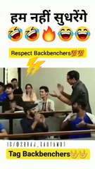 Sleepy backbencher clapping for himself😂